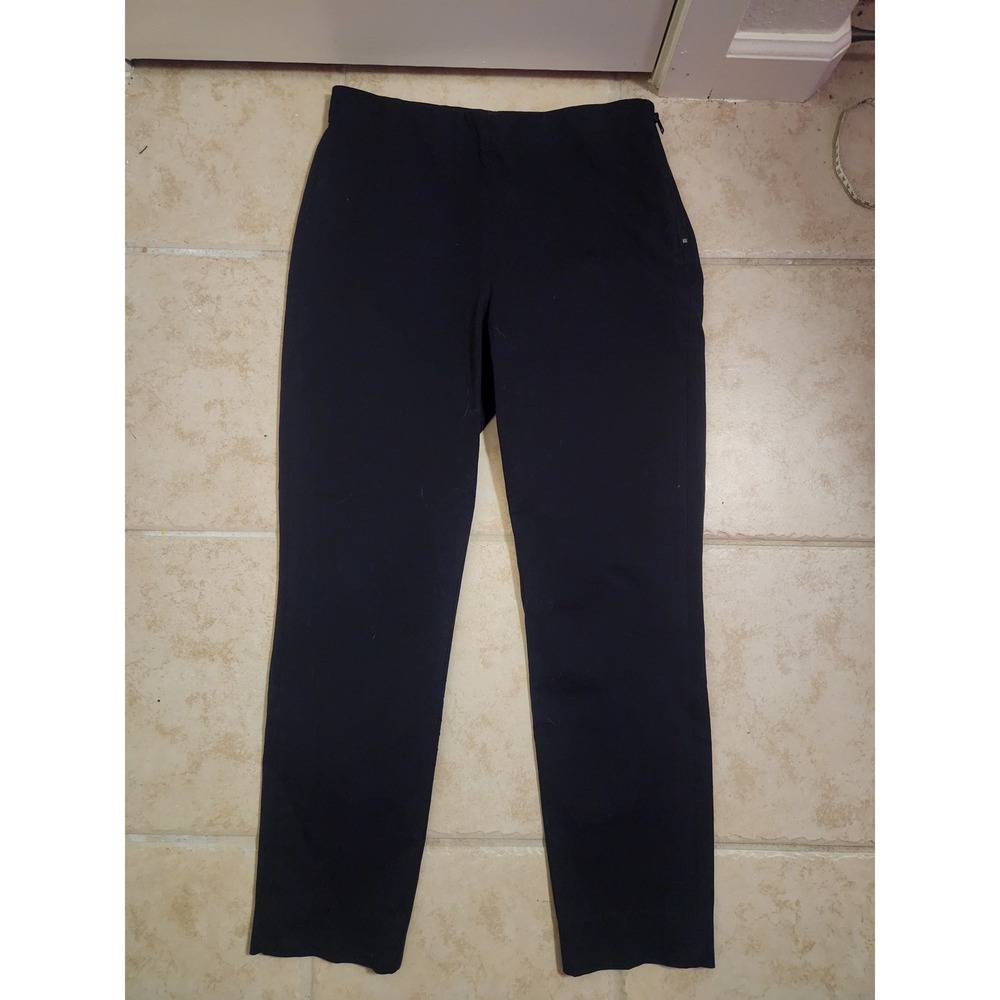 Everlane Women Black Side Zip Work Office Trousers Pants Size 10 Career